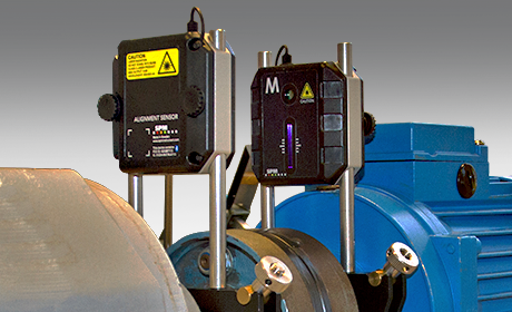 LineLazer sensors mounted on a machine LineLazer sensors mounted on a machine