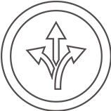 Arrows describing flexibility